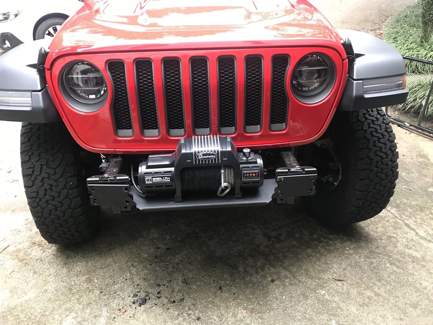 JCR Offroad JLHRWPPC Winch Mount Plate for 1820 Jeep Wrangler JL